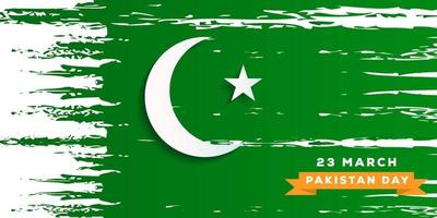 pakistan dag horisontell baner begrepp design vektor