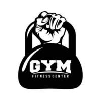 kondition och Gym logotyp. bodybuilding logotyp design inspiration vektor