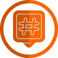 Hashtags-Vektor-Icon-Design vektor
