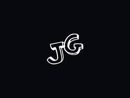 minimal jg Brief Logo, kreativ jg Logo Symbol Vektor