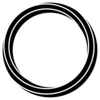 Logo runden Form, Strudel Logo Orbit, Symbol Vorlage Globus Zyklus vektor