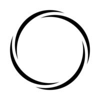 runda cirkulär baner ram, runda Färg bakgrund, mönster abstrakt logotyp vektor