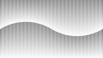 Linie Vertikale Illusion Welle, nahtlos Muster glatt, abstrakt optisch Hintergrund vektor