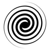 spiral virvla runt ikon, virvla runt tecken vektor dubbel- spiral galax Evolution symbol
