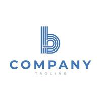 Brief b Logo Design mit Handschlag Symbol gut zum Freundschaft Unternehmen, Partner, und Gemeinschaft. vektor