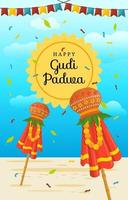 Gudi Padwa Feier vektor