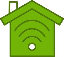 Smart-Home-Vektorsymbol vektor