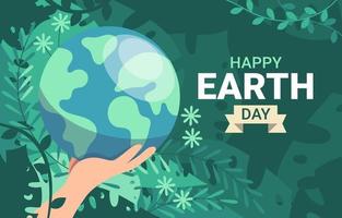 Happy Earth Day Design vektor