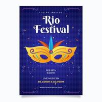 Rio Festival Poster vektor