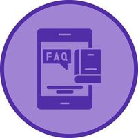 FAQ-Vektorsymbol vektor