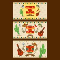 cinco de mayo-banner vektor