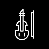 Violine-Vektor-Icon-Design vektor