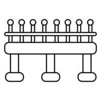 Brücke Symbol Illustration Vektor