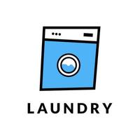 Wäsche Logo Design Vektor Illustration. trocken Reinigung Logo Vorlage und einfach Logo Wäsche zum Ihre Geschäft