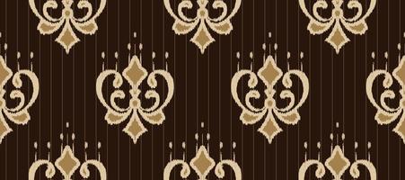 afrikanisch Ikat Paisley Stickerei. ethnisch Ikat Vektor afrikanisch Ikat Paisley Stickerei. Batik Textil- nahtlos Muster Digital Vektor Design zum drucken Saree kurti Borneo Stoff Rand Bürste Party tragen