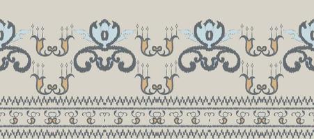 afrikansk ikat paisley broderi. batik textil- ikat bakgrund sömlös mönster digital vektor design för skriva ut saree kurti borneo tyg gräns borsta fest ha på sig