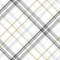 prüfen einfach Plaid Muster ist ein gemustert Stoff bestehend aus von criss gekreuzt, horizontal und Vertikale Bands im mehrere Farben.nahtlos Tartan zum Schal, Schlafanzug, Decke, Bettdecke, Kilt groß Schal. vektor