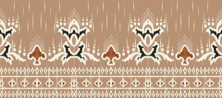 afrikansk ikat paisley broderi. batik textil- ikat grafik sömlös mönster digital vektor design för skriva ut saree kurti borneo tyg gräns borsta eleganta