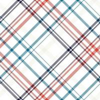 kolla upp scott tartan mönster är en mönstrad trasa bestående av criss korsade, horisontell och vertikal band i flera olika färger.sömlös tartan för halsduk, pyjamas, filt, täcke, kilt stor sjal. vektor