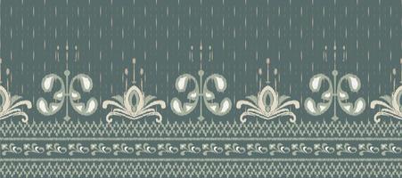 afrikansk ikat paisley broderi. batik textil- ikat damast- sömlös mönster digital vektor design för skriva ut saree kurti borneo tyg gräns borsta fest ha på sig