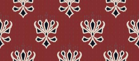 afrikansk ikat paisley broderi. batik textil- afrikansk ikat sömlös mönster digital vektor design för skriva ut saree kurti borneo tyg gräns borsta eleganta