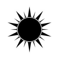 Boho himmlisch Sonne Symbol Logo. einfach modern abstrakt Design zum Vorlagen, Drucke, Netz, Sozial Medien Beiträge vektor