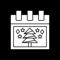 Weihnachtsbaum-Vektor-Icon-Design vektor