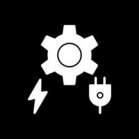 Power- und Energie-Vektor-Icon-Design vektor