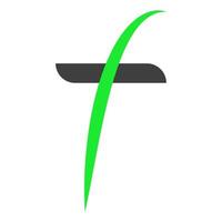 Brief f Symbol Illustration Vektor