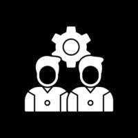 Team-Management-Vektor-Icon-Design vektor