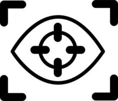 Auge Verfolgung Vektor Symbol