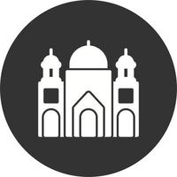 badshahi moské vektor ikon