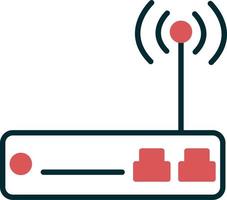 router vektor ikon