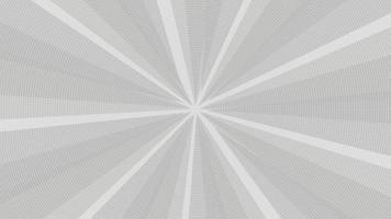 grå komisk bok sida bakgrund i pop- konst stil med tömma Plats. mall med strålar, prickar och halvton effekt textur. vektor illustration