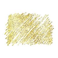 gyllene måla glittrande bakgrund på en vit bakgrund. bakgrund med guld pärlar och glitter effekt. tömma Plats för din text. vektor illustration