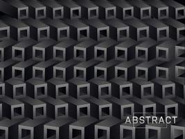 3d Platz Block Schicht abstrakt Hintergrund. vektor