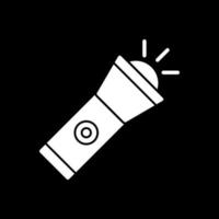 Taschenlampen-Vektor-Icon-Design vektor