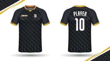 fotboll jersey design för sublimering, sport t skjorta design vektor