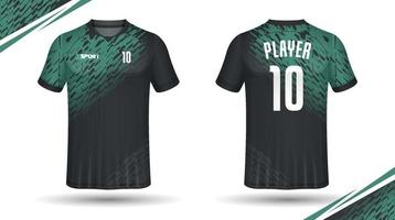 Fußball-Trikot-Design für Sublimation, Sport-T-Shirt-Design vektor