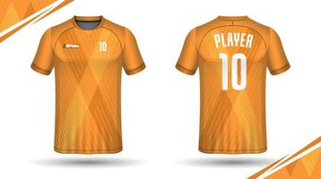 Fußball-Trikot-Design für Sublimation, Sport-T-Shirt-Design vektor