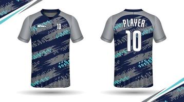 fotboll jersey design för sublimering, sport t skjorta design vektor