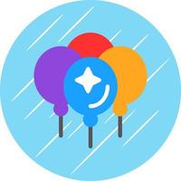 Luftballons-Vektor-Icon-Design vektor