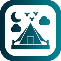 Camping-Vektor-Icon-Design vektor