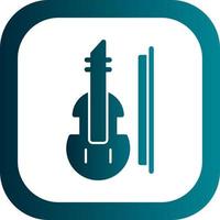 Violine-Vektor-Icon-Design vektor