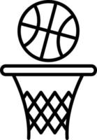 Basketball-Vektor-Symbol vektor