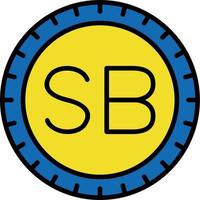 Solomon Inseln wählen Code Vektor Symbol