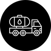 Tankwagen-Vektorsymbol vektor