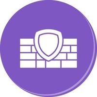 Firewall-Vektor-Symbol vektor