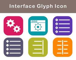 gränssnitt vektor ikon uppsättning