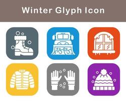 Winter Vektor Symbol einstellen